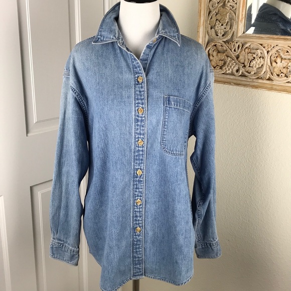vintage denim shirt womens